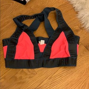 A set of under armour sports bras